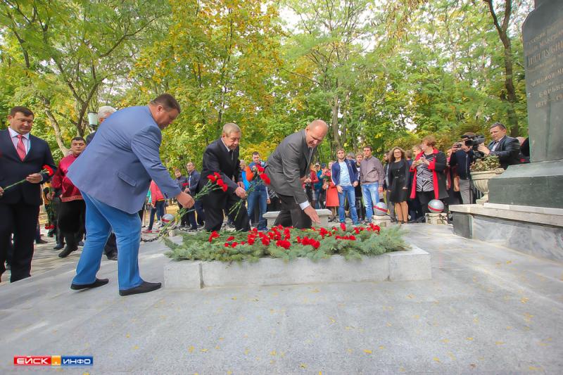 В Ейске празднуют юбилей Ивана Поддубного