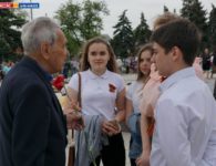Театрализованное мероприятие "Огонь памяти" в Ейске