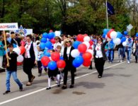 Первомайская демонстрация в Ейске