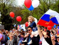 Первомайская демонстрация в Ейске