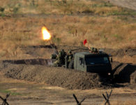 Открытие соревнований "Мастера противовоздушного боя" в Ейске