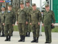 Открытие Всеармейского конкурса "Чистое небо"в Ейске