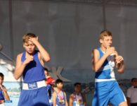 Чествование спортсменов-олимпийцев