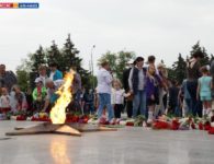 Театрализованное мероприятие "Огонь памяти" в Ейске
