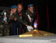 "Огонь Памяти"  встретили в Камышеватской