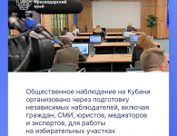 Общественное наблюдение на Кубани: организация онлайн-трансляций, опровержение фейков, обеспечение прозрачности выборов.