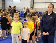 Юные спортсмены приняли участие в «Весёлых стартах»