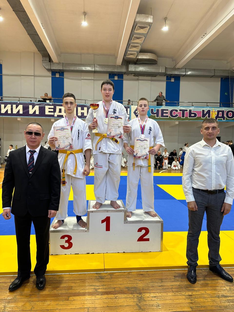 Ейские каратисты завоевали призовые места на первенстве края