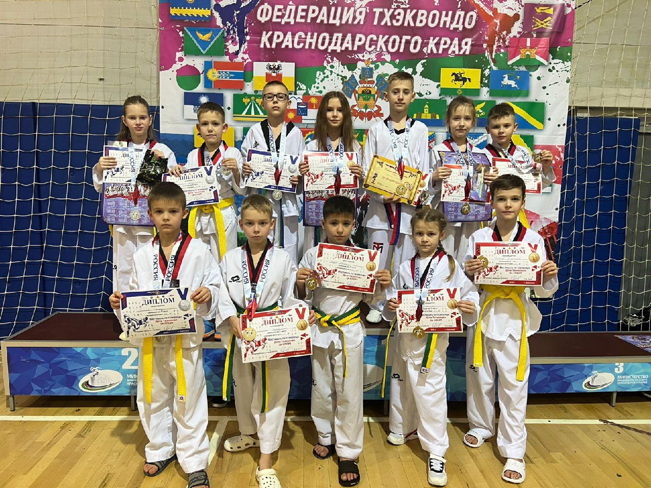 Ейские тхэквондисты показали отличные результаты на соревнованиях в Краснодаре