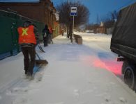 Ейск активно борется с последствиями снегопада!