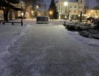Ейск активно борется с последствиями снегопада!