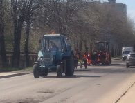 В Ейске полным ходом идёт ямочный ремонт городских дорог