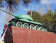 К Дню Победы в Ейске отремонтировали памятники