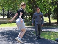 В Никольском парке прошла военно-патриотическая игра «Марш Победы»