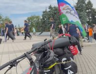 В Ейске стартовала велоэкспедиция «ZА наших»