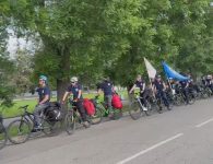 В Ейске стартовала велоэкспедиция «ZА наших»