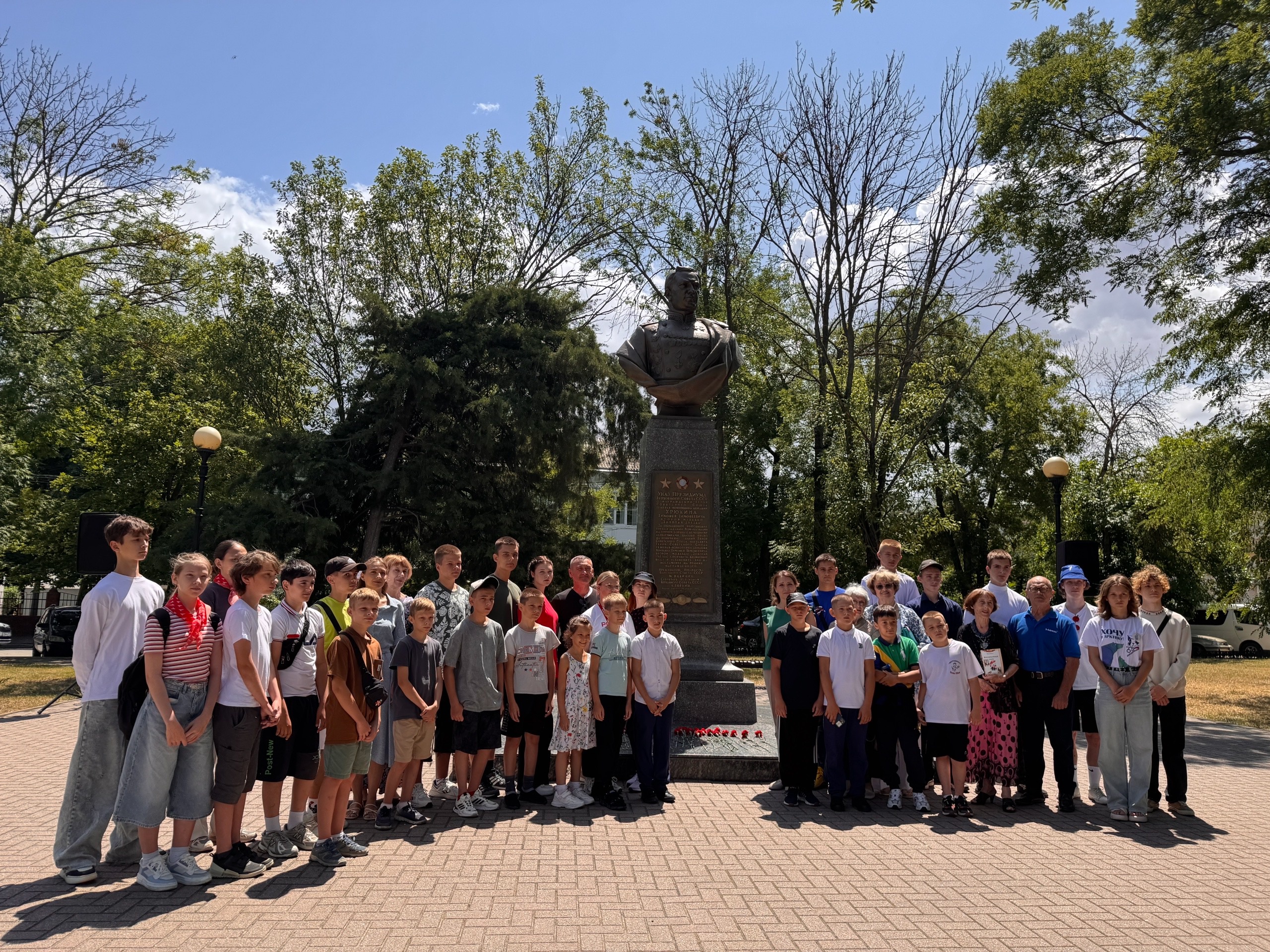 В парке Горького прошло памятное мероприятие, посвященное Т.Т. Хрюкину