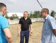 В 39-40 микрорайоне продолжается строительство детского сада на 160 мест