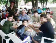 Казачья молодежь Ейска приняли участие в соревнованиях допризывной молодежи