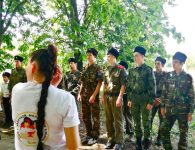 Казачья молодежь Ейска приняли участие в соревнованиях допризывной молодежи