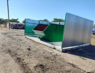 В Ейском районе продолжается благоустройство площадок для сбора крупногабаритных отходов
