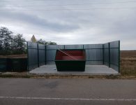 В Ейском районе продолжается благоустройство площадок для сбора крупногабаритных отходов