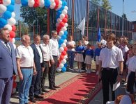 В лицее №4 открыли новую спортивную площадку