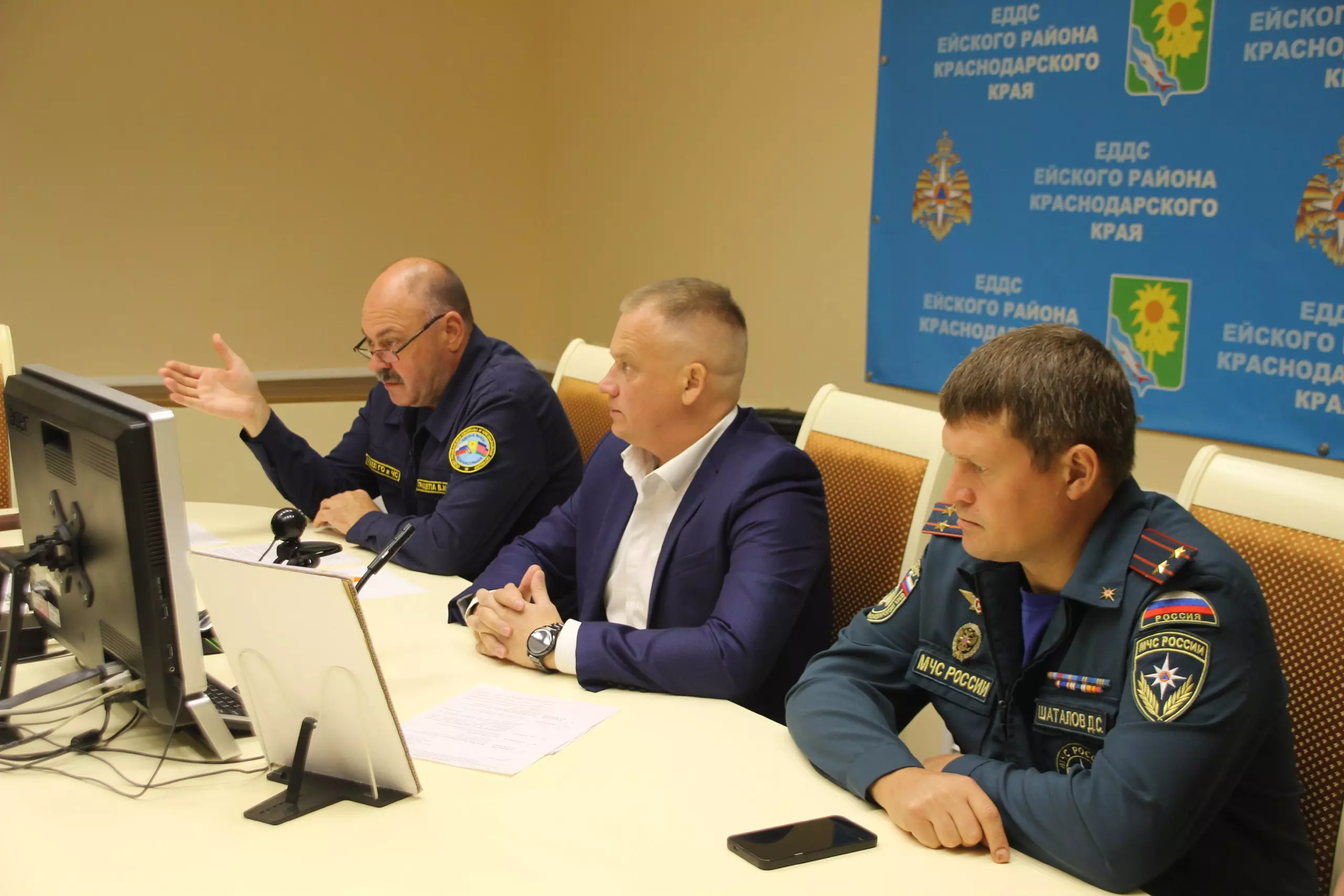 В Ейске прошли учения по ликвидации последствий ЧС