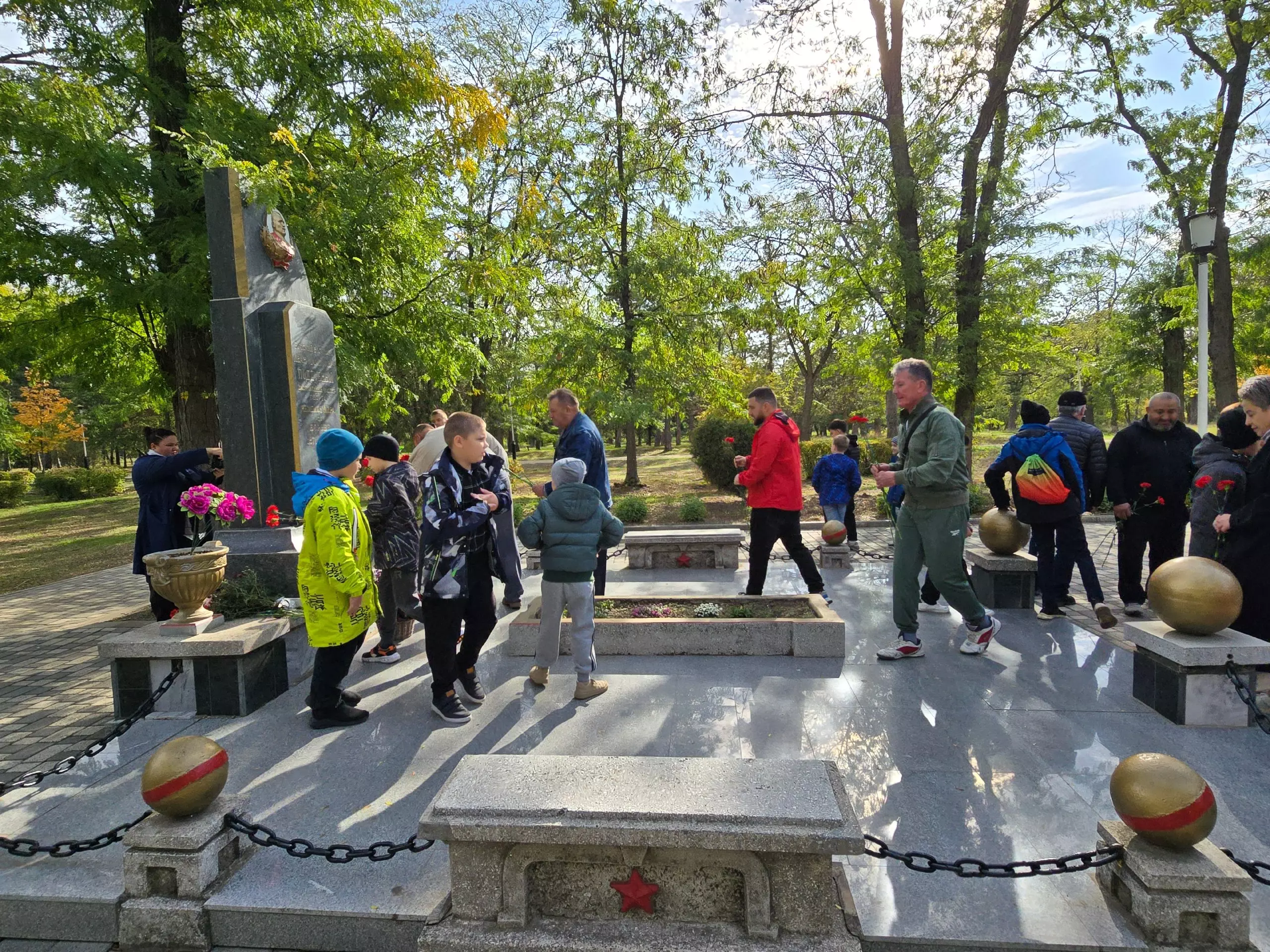 В парке Поддубного отметили день рождения легендарного борца