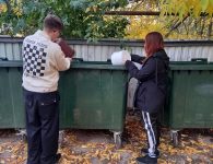 Молодежь Ейска преобразила территорию городских клубов