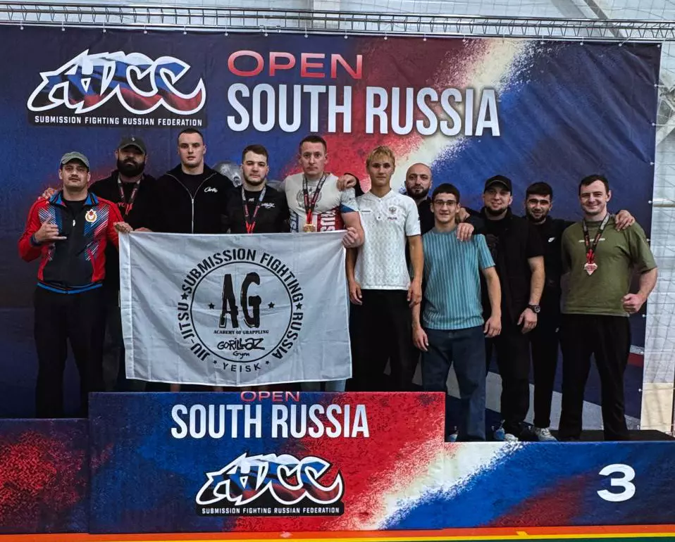 Спортсмены клуба Gorillaz Gym завоевали призовые места на чемпионате Юга России по бразильскому джиу-джитсу