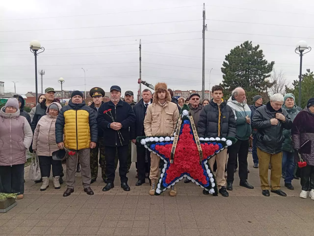 В Ейске почтили память воинов, погибших в Чечне