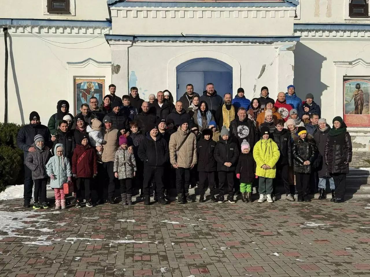 В Ейске новогодним утром состоялась уже традиционная духовно-спортивная акция «Муромская дорожка»