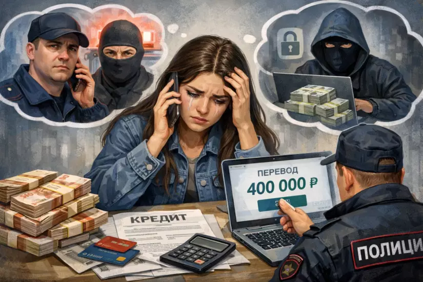 Ейчанка перевела мошенникам 400 тысяч, чтобы «обезопасить себя»