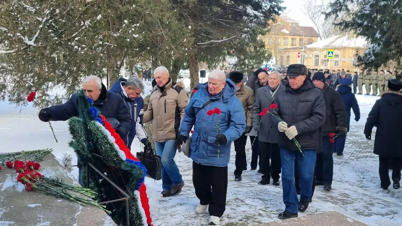 В Ейске прошло торжественное мероприятие, посвящённое 83-й годовщине освобождения Ейска от немецко-фашистских захватчиков