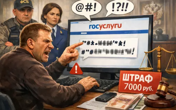 Житель Ейска оскорбил госслужащих через Госуслуги и получил штраф