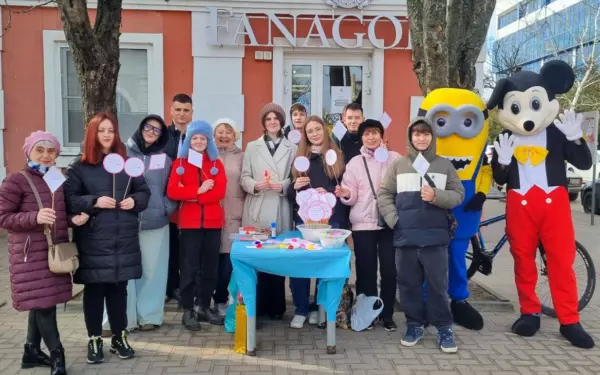 В центре Ейска отметили Международный женский день