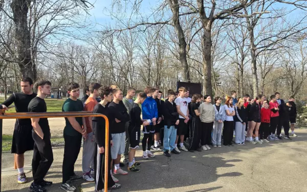 В парке Поддубного прошла открытая тренировка «Экстрим – кросс» 