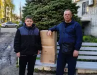 Волонтёры поздравили военнослужащих с Пасхой в военном госпитале Ейска