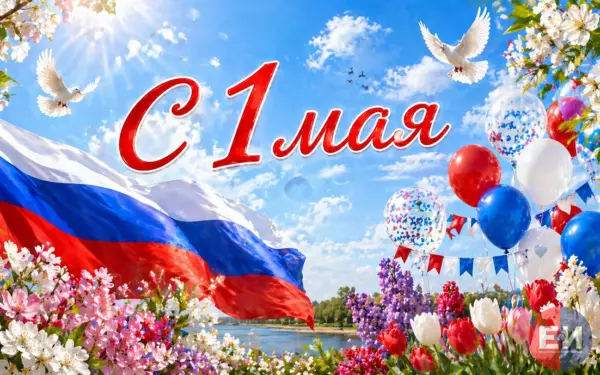 С праздником Весны и Труда!