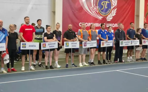 Ейчане выступили на Сельских спортивных играх Кубани по настольному теннису