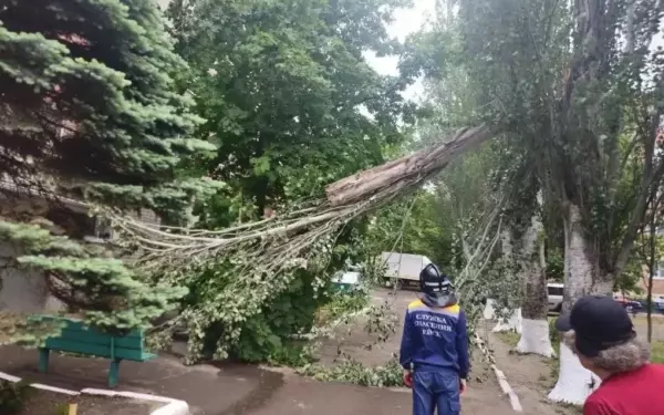 В Ейске устраняют последствия шторма