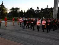 На площади Революции прошла патриотическая акция «Свеча памяти»