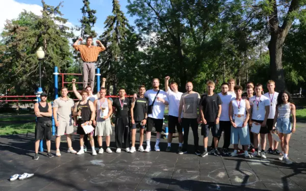 В Ейске прошли соревнования по воркауту «Здоровое поколение»