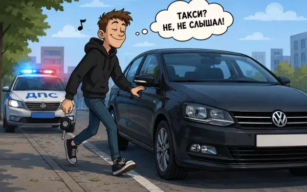 Угнал машину, потому что не хватило денег на такси