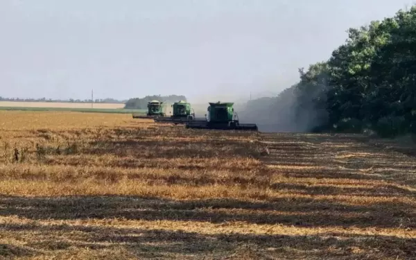 Аграрии Ейского района завершают уборку озимого ячменя