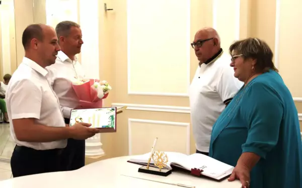Семья из Ейска отмечает золотую свадьбу