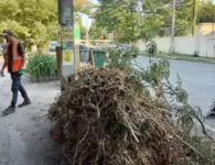 В Ейске продолжается ежедневная уборка города