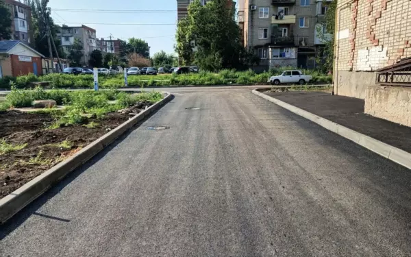 На ул.Плеханова в Ейске завершили работы по восстановлению дорожного покрытия