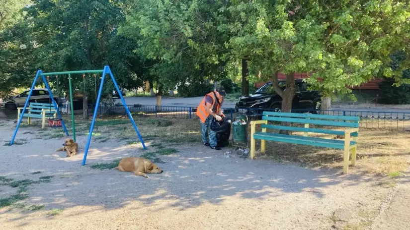 За выходные в городе привели в порядок улицы и дворы